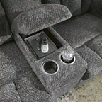 Divanetto reclinabile doppio Signature Design by Ashley Frohn con console - 80L x 40P x 42A