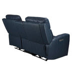 71.5 Leather Zero Gravity Power Recliner Loveseat Sofa with Power Headrest, USB&USB-C Port