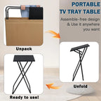 Tv Trays Set of 2 - 19.3D x 15.4W x 26H