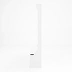 Modern Style Coat Rack with Entryway Bench, Shoe Cabinet, 5 Hooks, Space Saving, for Entryway and Hallway, White