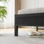 Queen Platform Bed with Storage Headboard & USB Ports