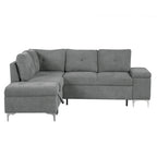 Power Recliner Corner Sofa Reclining Sofa Sectional Couches with Cup Holders, USB Ports and Power Socket for Living Room