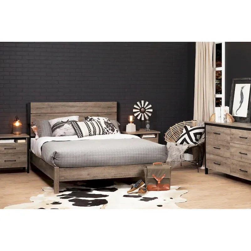 South Shore Munich Industrial Headboard Only