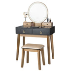 Costway Vanity Makeup Table Touch Screen 3 Lighting Modes Dressing - See Details