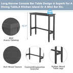 3-Piece Dining Table and Chair Set, Small Counter Height Table and Chair Set with Kitchen Breakfast Nook and 2 Chairs