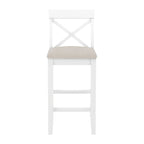 3-Piece Dining Table and Chair Set, Small Counter Height Table and Chair Set with Kitchen Breakfast Nook and 2 Chairs