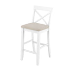 3-Piece Dining Table and Chair Set, Small Counter Height Table and Chair Set with Kitchen Breakfast Nook and 2 Chairs