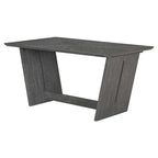 Set da pranzo di 6 pezzi, set tavolo da pranzo e sedie da cucina in legno con tavolo rettangolare, 4 sedie imbottite e 1 panca