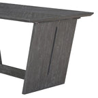 Set da pranzo di 6 pezzi, set tavolo da pranzo e sedie da cucina in legno con tavolo rettangolare, 4 sedie imbottite e 1 panca