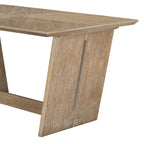 Set da pranzo di 6 pezzi, set tavolo da pranzo e sedie da cucina in legno con tavolo rettangolare, 4 sedie imbottite e 1 panca
