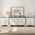 WAMPAT 122 W Grande Credenza da Fattoria, Mobile Credenza da Buffet con Ante e Ripiano Regolabile