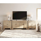 WAMPAT 122 W Grande Credenza da Fattoria, Mobile Credenza da Buffet con Ante e Ripiano Regolabile