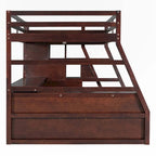 Full Size Loft Bed with Drawers and Desk