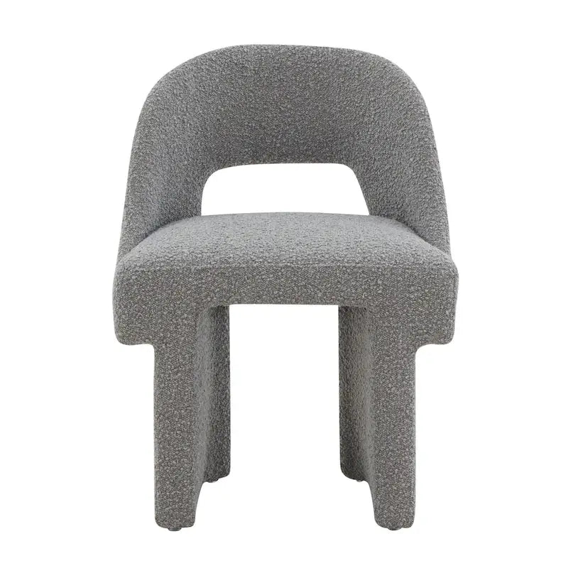 Boucle Set of 2 Modern Elegant Upholstered Accent Chair with MDF Wood Frame for Home Office Living Room & Bedroom