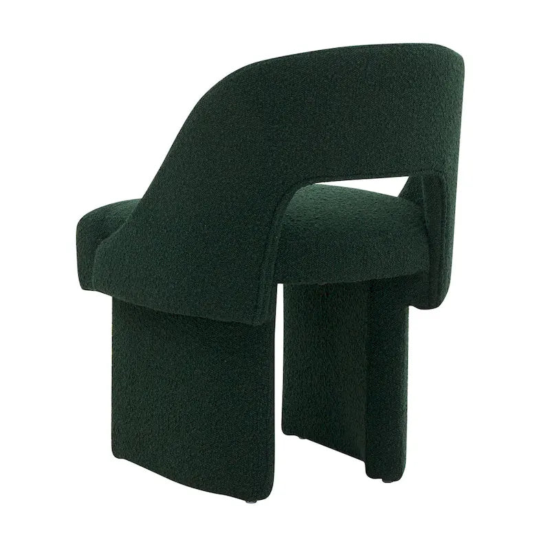 Boucle Set of 2 Modern Elegant Upholstered Accent Chair with MDF Wood Frame for Home Office Living Room & Bedroom