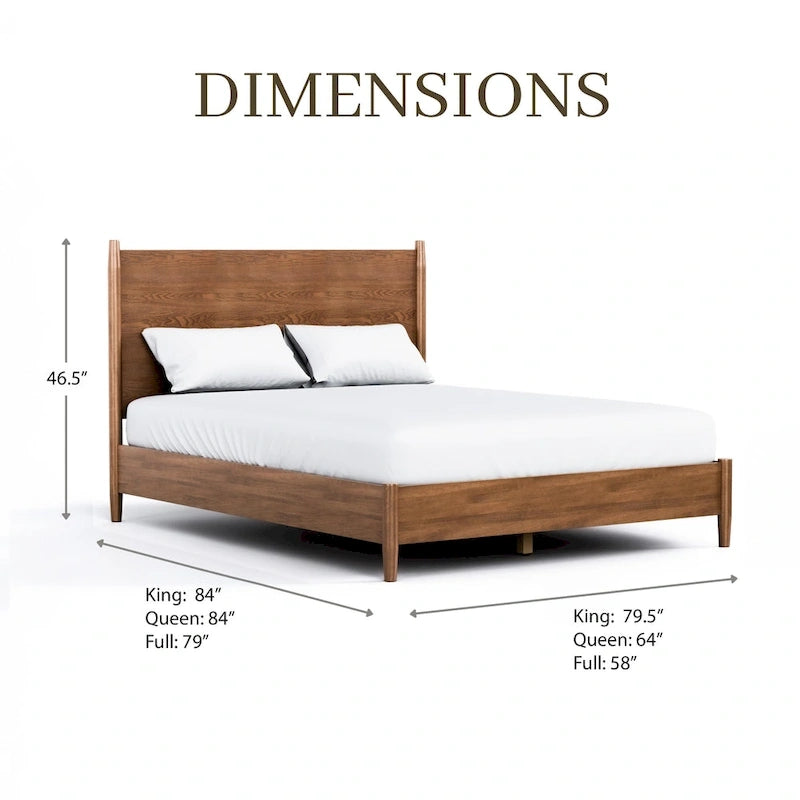Set camera da letto di 4 pezzi con piattaforma in legno di noce in stile anni Cinquanta Furniture of America Beau