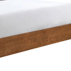 Set camera da letto di 4 pezzi con piattaforma in legno di noce in stile anni Cinquanta Furniture of America Beau