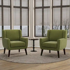 Modern Armchair Upholstered Accent Chair Set of 2