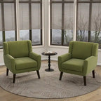Modern Armchair Upholstered Accent Chair Set of 2