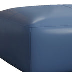 35 Pouf in vera pelle, Pouf imbottito per soggiorno