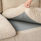 Divano sezionale modulare Cloud Couch con pouf, divano sezionale a L in tessuto misto lino minimalista per soggiorno, Khaki