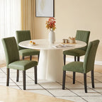 VECELO Upholstered Dining Chairs Set of 2/4/6, Fabric Dining Room Kitchen Side Chair, Parson Dining Chairs