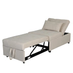 Pouf letto pieghevole multifunzionale convertibile in poltrona lounge e letto singolo (capacità 120 kg)