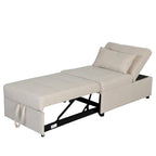 Pouf letto pieghevole multifunzionale convertibile in poltrona lounge e letto singolo (capacità 120 kg)