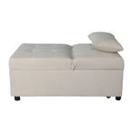 Pouf letto pieghevole multifunzionale convertibile in poltrona lounge e letto singolo (capacità 120 kg)