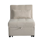 Pouf letto pieghevole multifunzionale convertibile in poltrona lounge e letto singolo (capacità 120 kg)