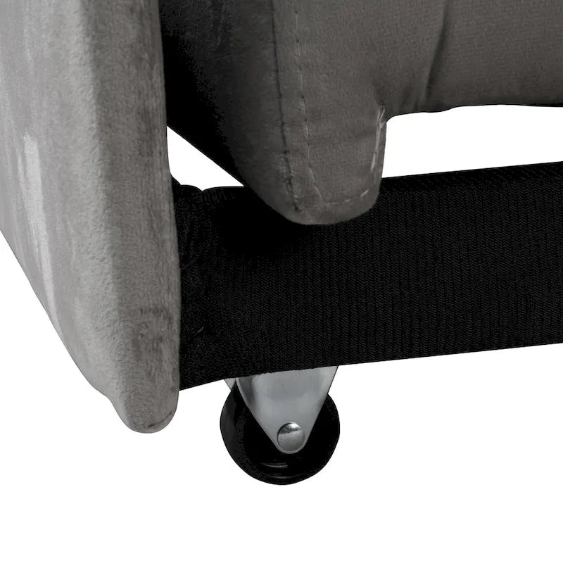 Pouf letto pieghevole multifunzionale convertibile in poltrona lounge e letto singolo (capacità 120 kg)