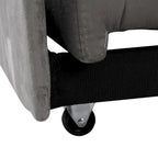 Pouf letto pieghevole multifunzionale convertibile in poltrona lounge e letto singolo (capacità 120 kg)