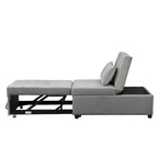 Pouf letto pieghevole multifunzionale convertibile in poltrona lounge e letto singolo (capacità 120 kg)