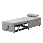 Pouf letto pieghevole multifunzionale convertibile in poltrona lounge e letto singolo (capacità 120 kg)