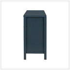 Minimalist Wave-Pattern Sideboard with Functional Storage