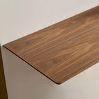 Modern Narrow Console Table with Unique Loopback Design