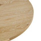 Tavolino rotondo Minst Moderno in legno di quercia di Furniture of America