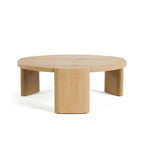 Tavolino rotondo Minst Moderno in legno di quercia di Furniture of America