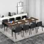 Set of 10 Waiting Room Chair No Wheels w/ Padded Armrests Guest