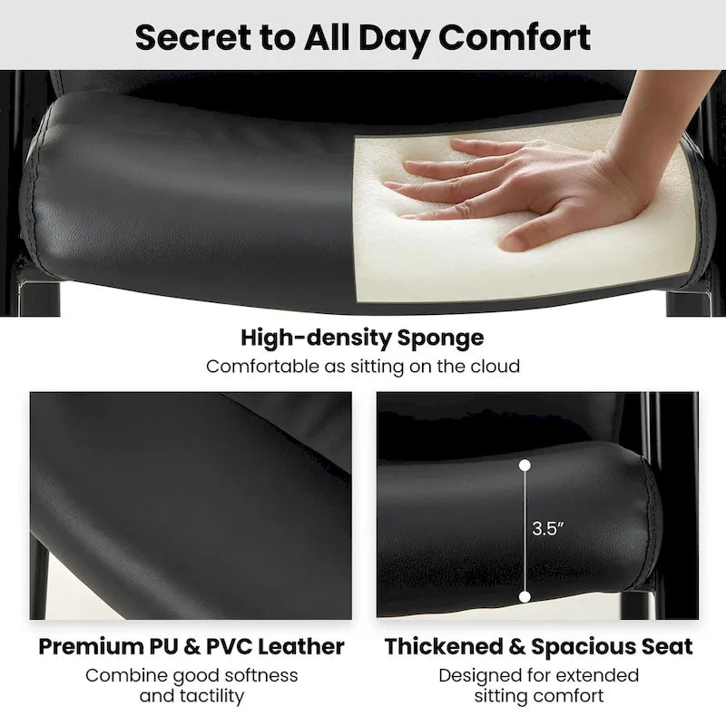 Set of 10 Waiting Room Chair No Wheels w/ Padded Armrests Guest