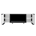 Modern 68.1 Fireplace TV Stand with 2 Large Cabinets for TVs up to 78