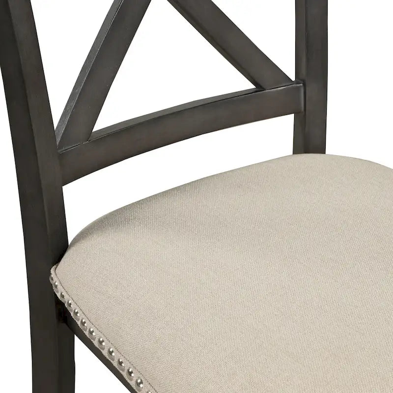5-Piece Modern Wooden Dining Set with Round Table & Chairs