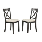 5-Piece Modern Wooden Dining Set with Round Table & Chairs