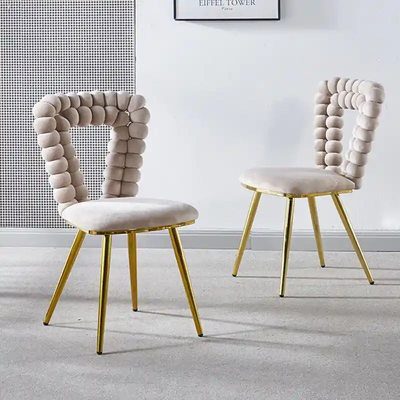 22.04 Accent Chairs with Iron Legs (Set of 2)