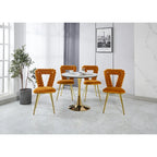 22.04 Accent Chairs with Iron Legs (Set of 2)