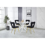 22.04 Accent Chairs with Iron Legs (Set of 2)
