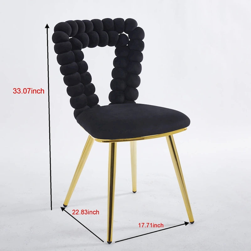 22.04 Accent Chairs with Iron Legs (Set of 2)