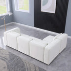 Free Combination Chenille Upholstered Modular Sectional Sofa