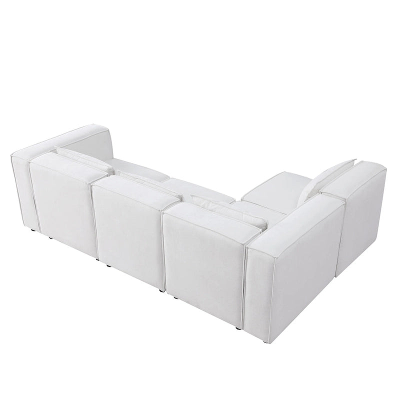 Free Combination Chenille Upholstered Modular Sectional Sofa