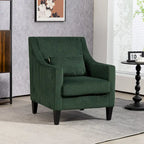 Emerald 26.77 Upholstered Arm Chair with Scooped Arms